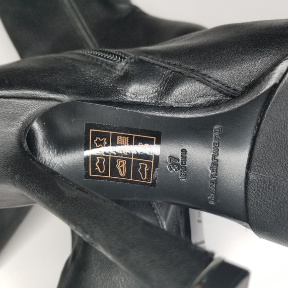 ALEXANDER WANG Bardot Platform Ankle Boots - Picture 9 of 13